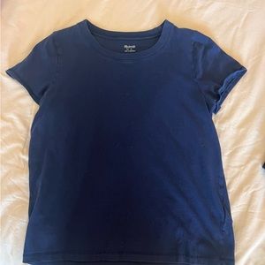 Madewell Full Length Tee in Navy